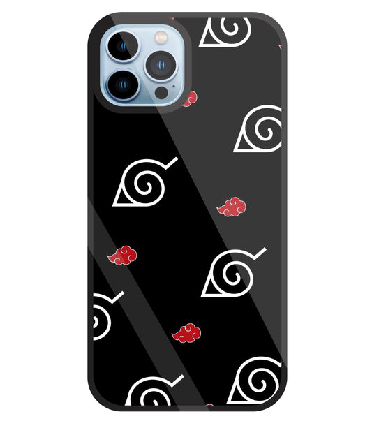 Itachi sharigan Sign Glass Case For Apple iPhone 13 Pro