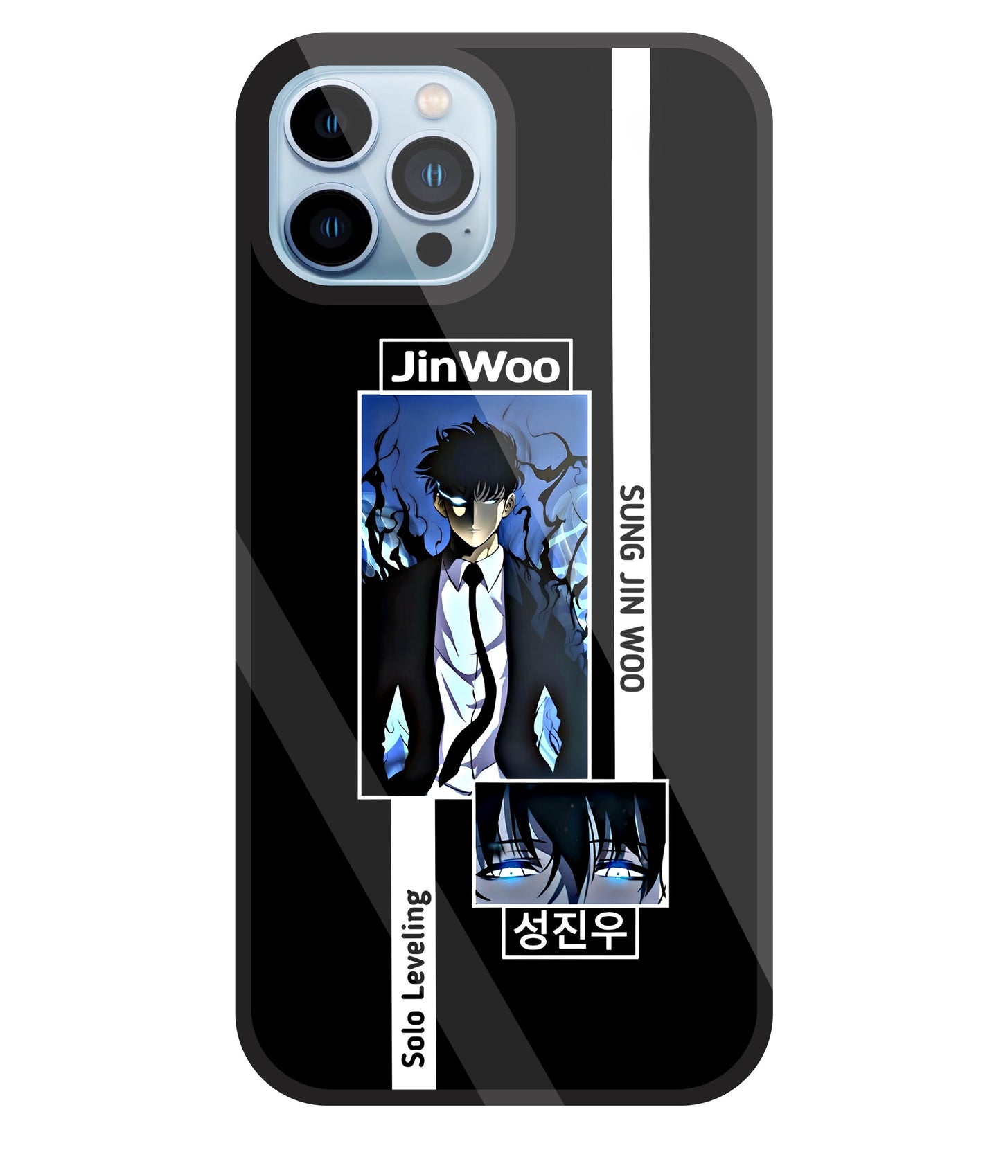 Jin Woo Sung Anime Glass Case For Apple iPhone 13 Pro