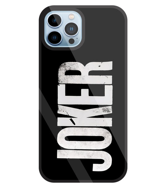 Joker Glass Case For Apple iPhone 13 Pro