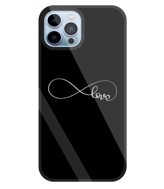 Love Symbol Glass Case For Apple iPhone 13 Pro