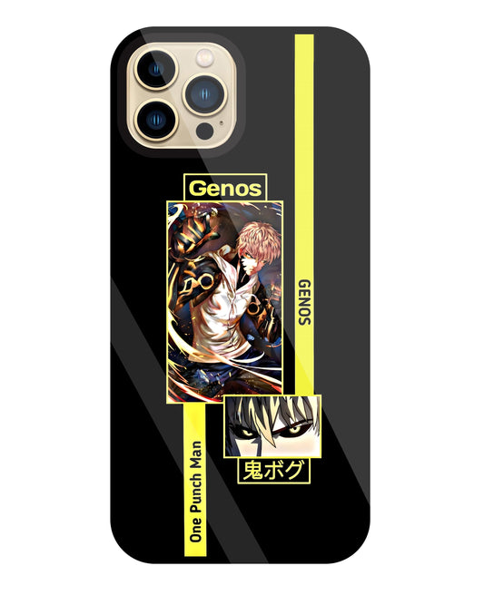 Genos Attack on Titan Glass Case For Apple iPhone 13 Pro Max
