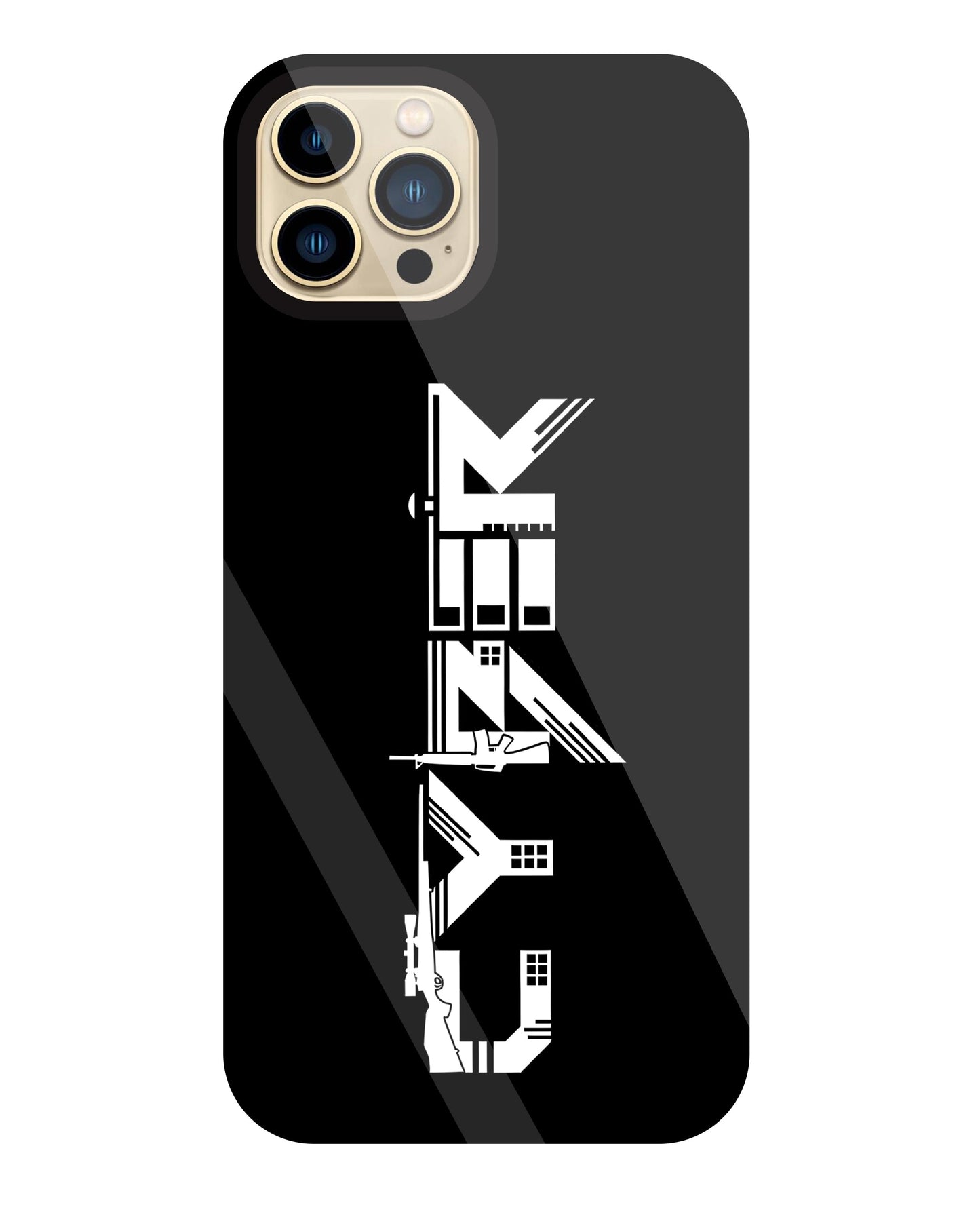Cyber Gun Glass Case For Apple iPhone 13 Pro Max