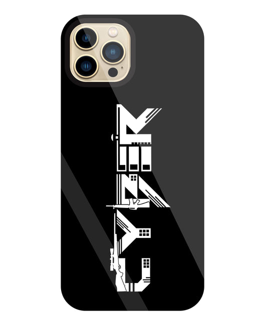 Cyber Gun Glass Case For Apple iPhone 13 Pro Max