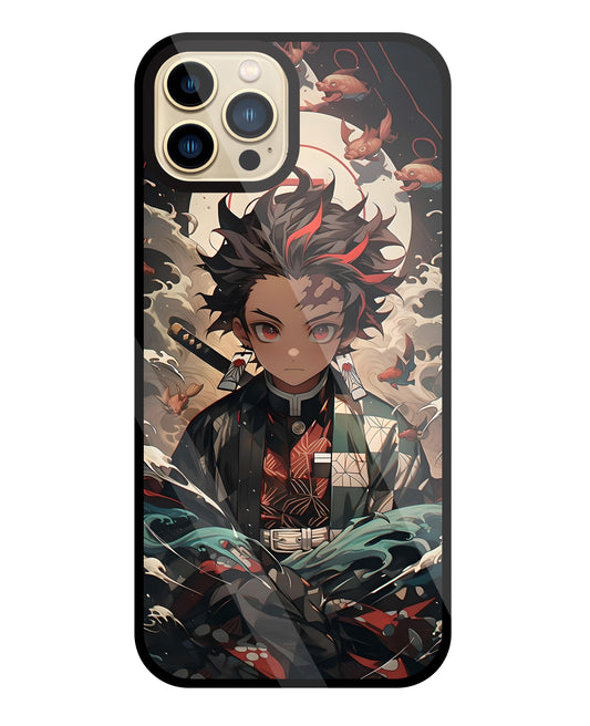 Demon Slayer Glass Case For Apple iPhone 13 Pro Max