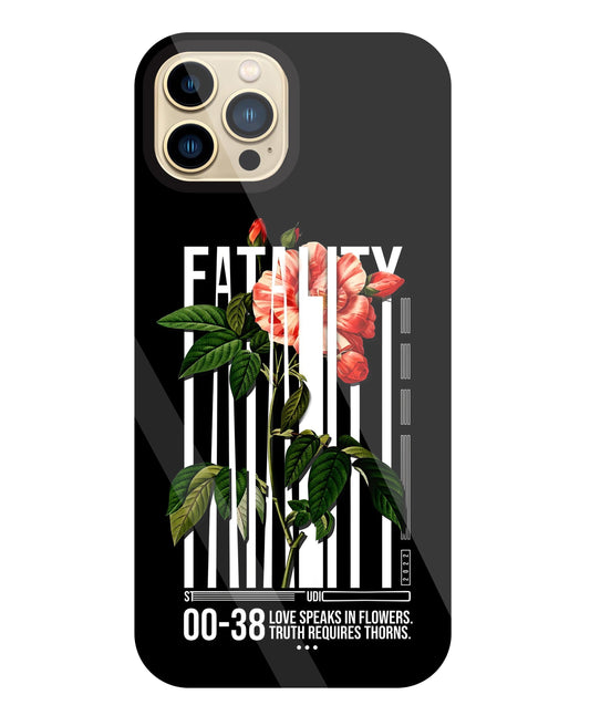 Fatality Flower Glass Case For Apple iPhone 13 Pro Max