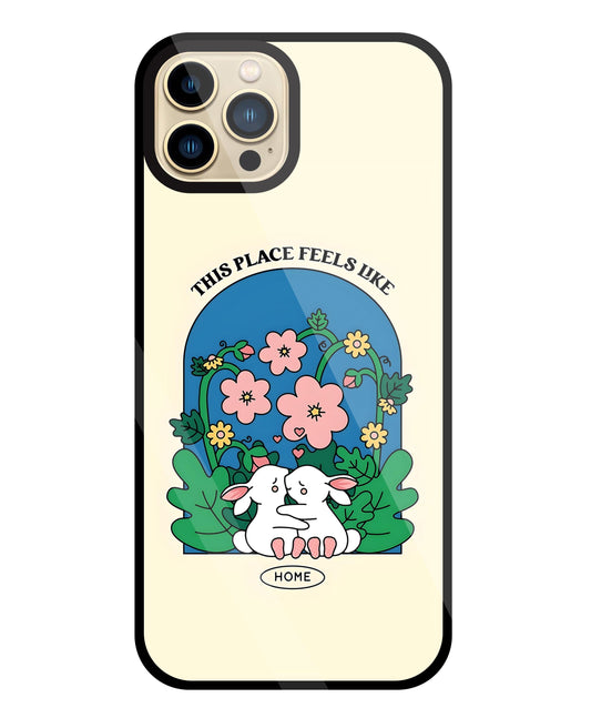 Feels Like Home Glass Case For Apple iPhone 13 Pro Max
