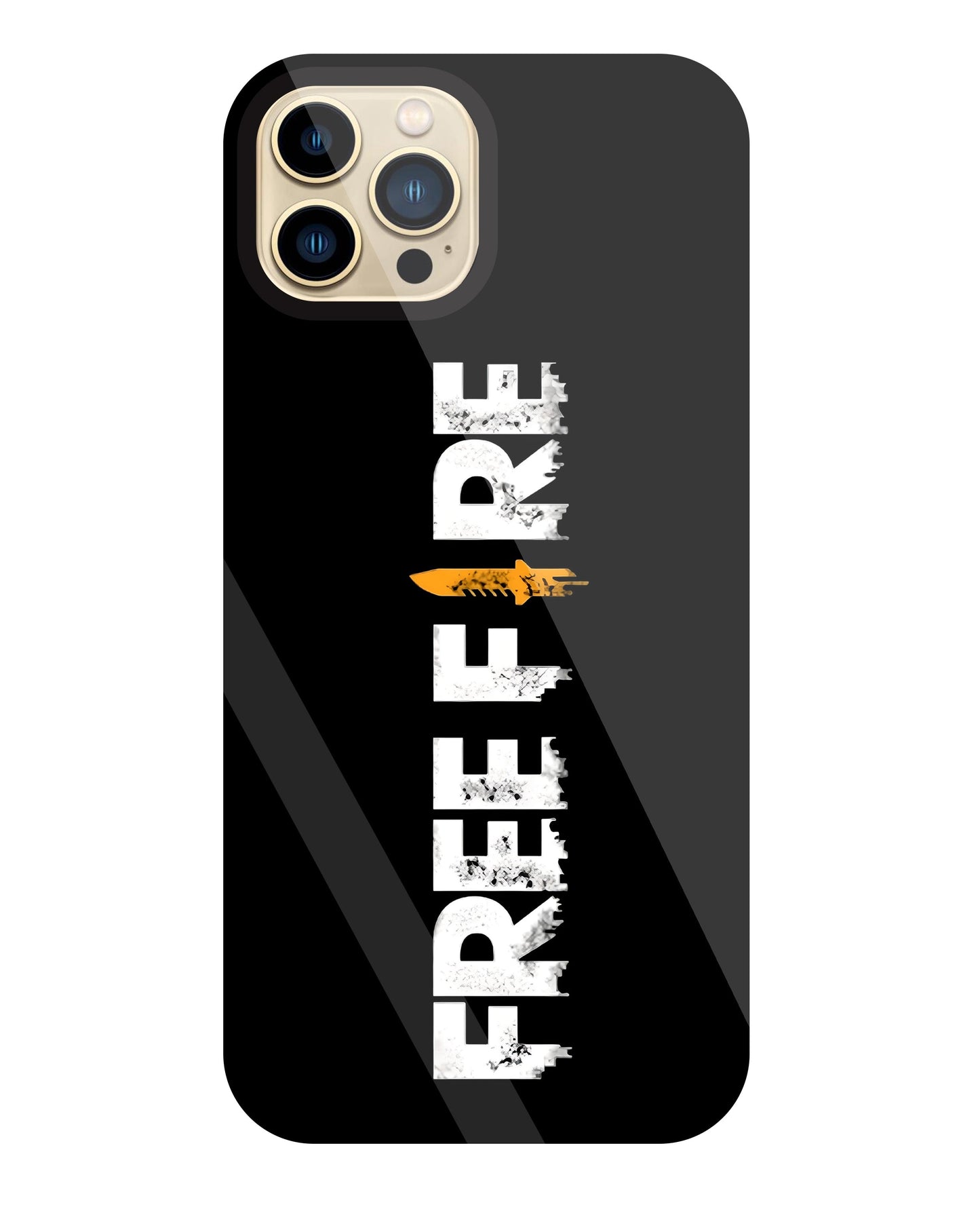 Free Fire Glass Case For Apple iPhone 13 Pro Max