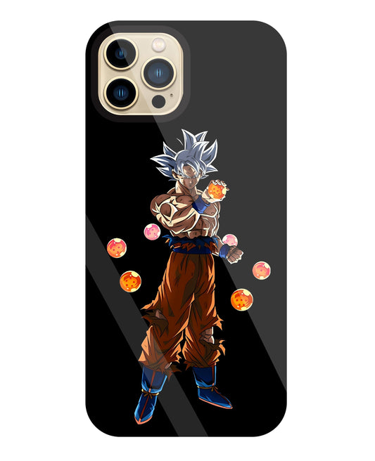 Goku With Dragon Balls Glass Case For Apple iPhone 13 Pro Max