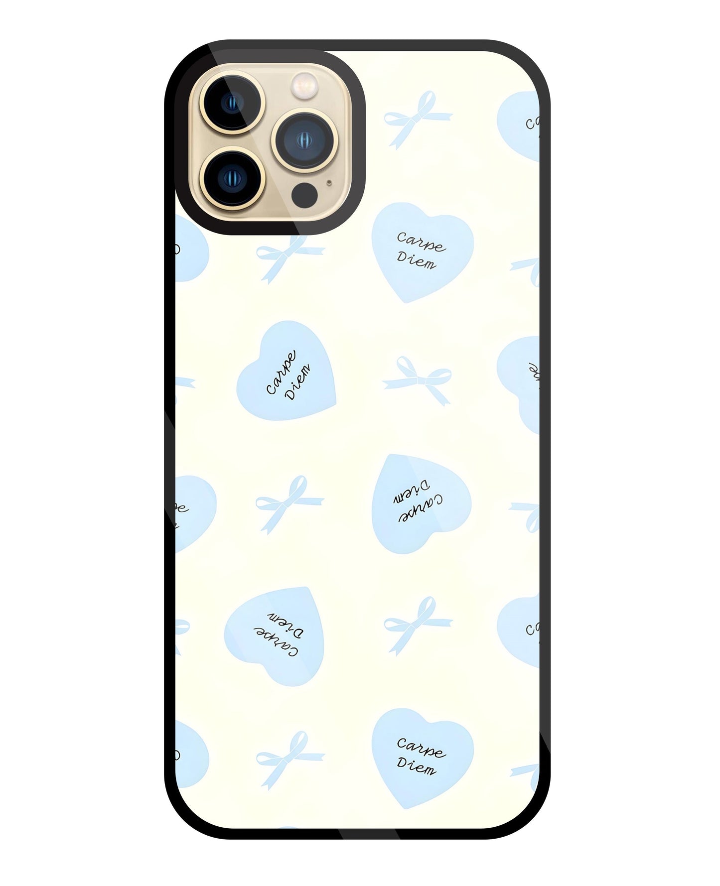 Heart Carpe Diem Glass Case For Apple iPhone 13 Pro Max