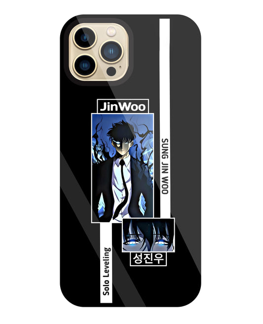Jin Woo Sung Anime Glass Case For Apple iPhone 13 Pro Max