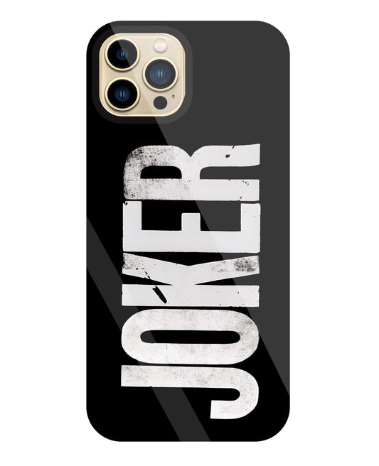 Joker Glass Case For Apple iPhone 13 Pro Max