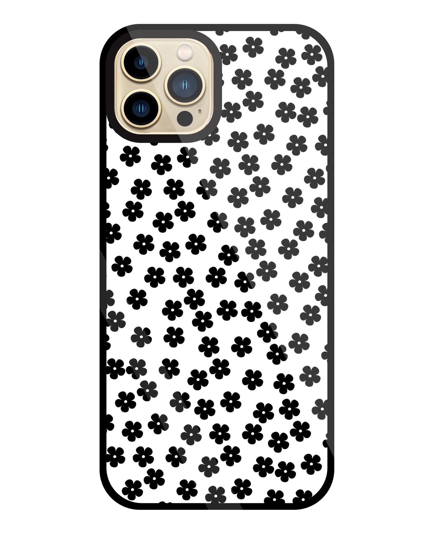Multiple Daisy flowers Glass Case For Apple iPhone 13 Pro Max