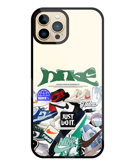 Nike Shoes Glass Case For Apple iPhone 13 Pro Max