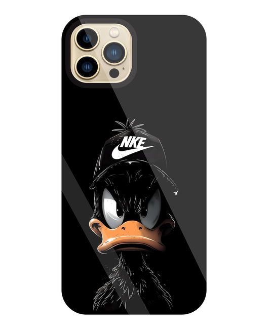 Nike Toon Duck Glass Case For Apple iPhone 13 Pro Max