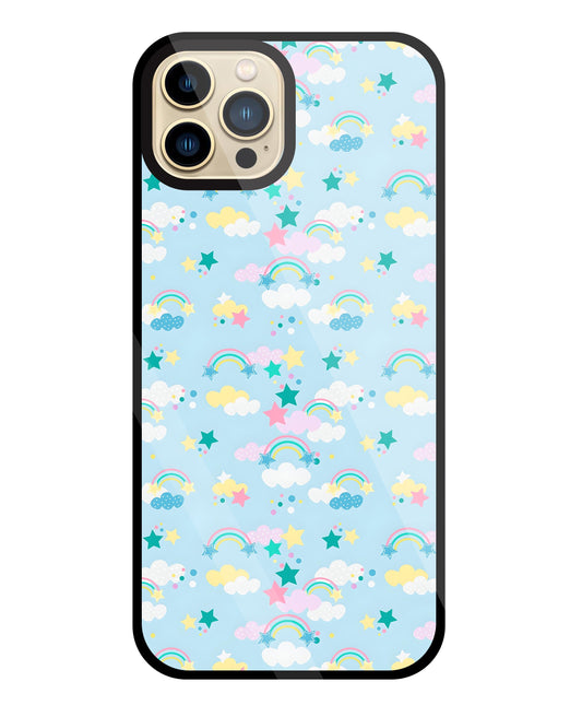 Small Rainbows Glass Case For Apple iPhone 13 Pro Max