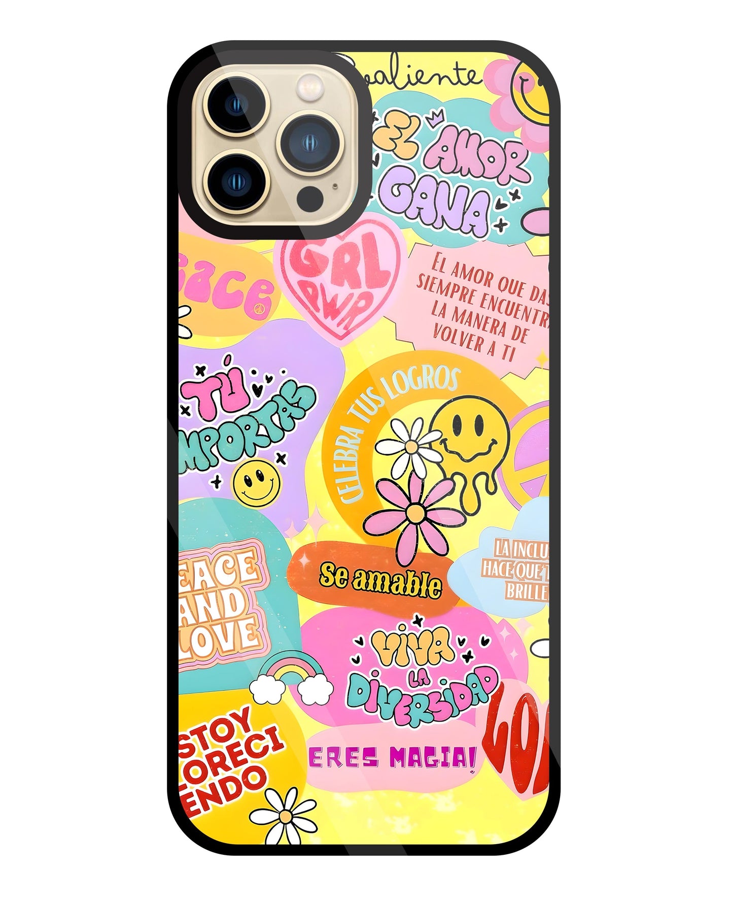 Sunflower Vibes Glass Case For Apple iPhone 13 Pro Max