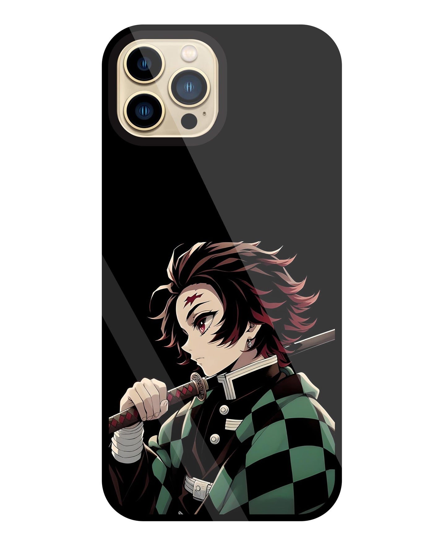 Tanjiro Kamado Glass Case For Apple iPhone 13 Pro Max