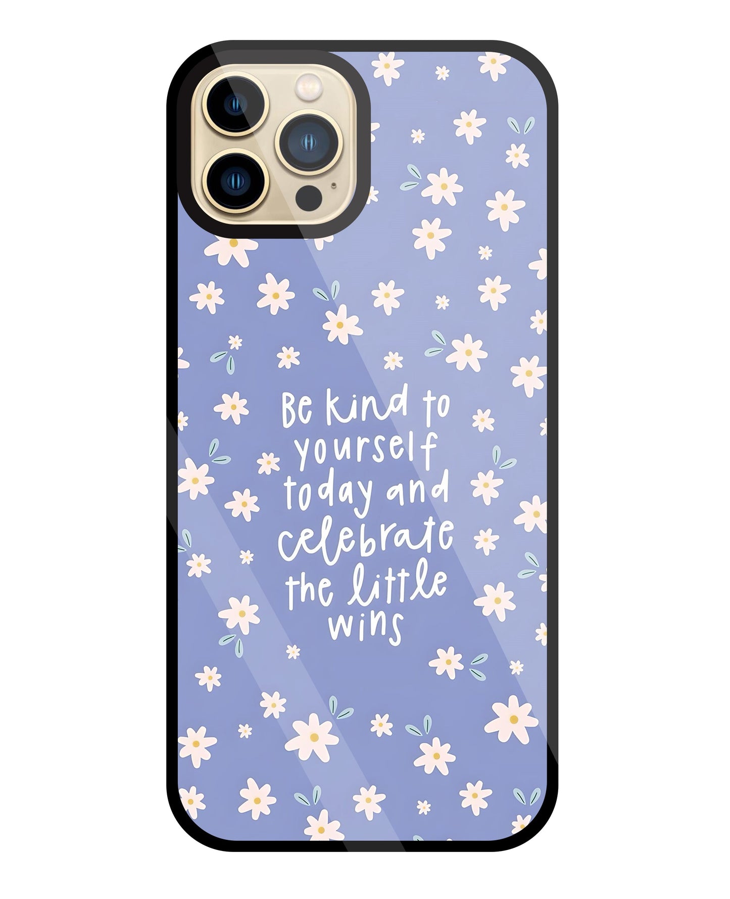 The Little Wine Flower Glass Case For Apple iPhone 13 Pro Max