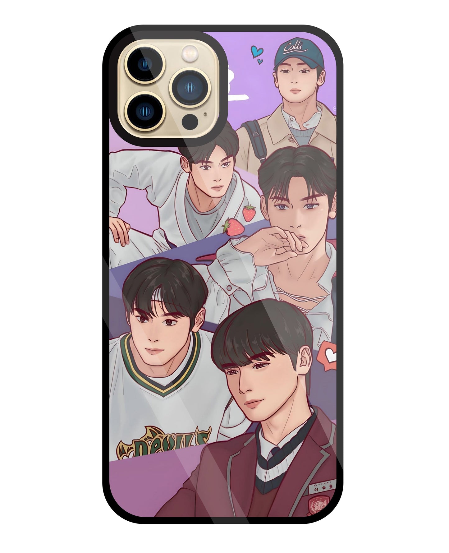 Ture Beauty K Drama Glass Case For Apple iPhone 13 Pro Max