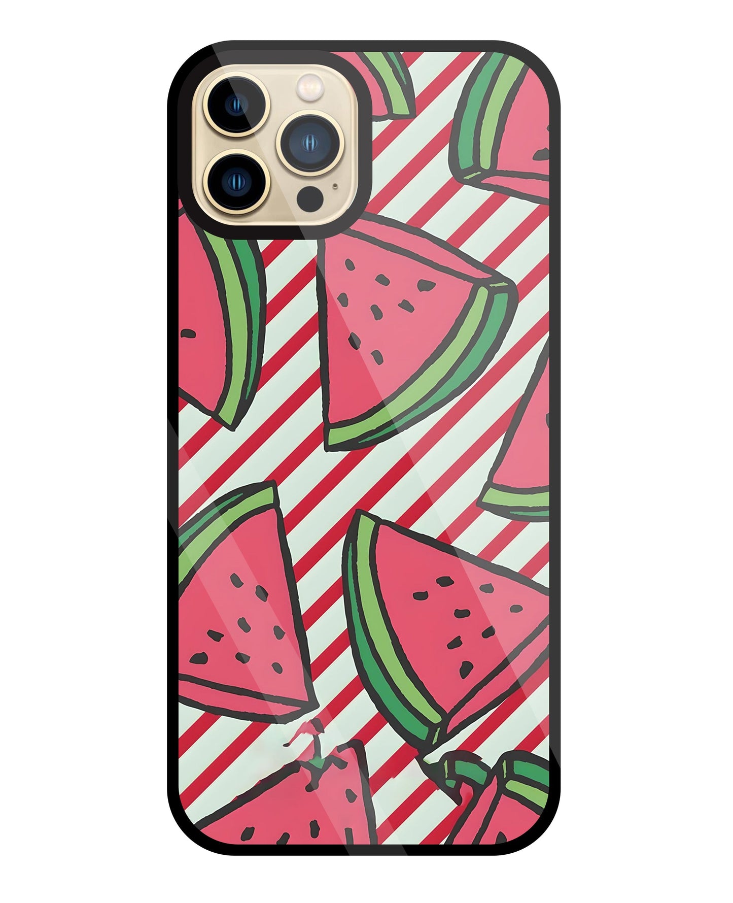 Watermelon Glass Case For Apple iPhone 13 Pro Max