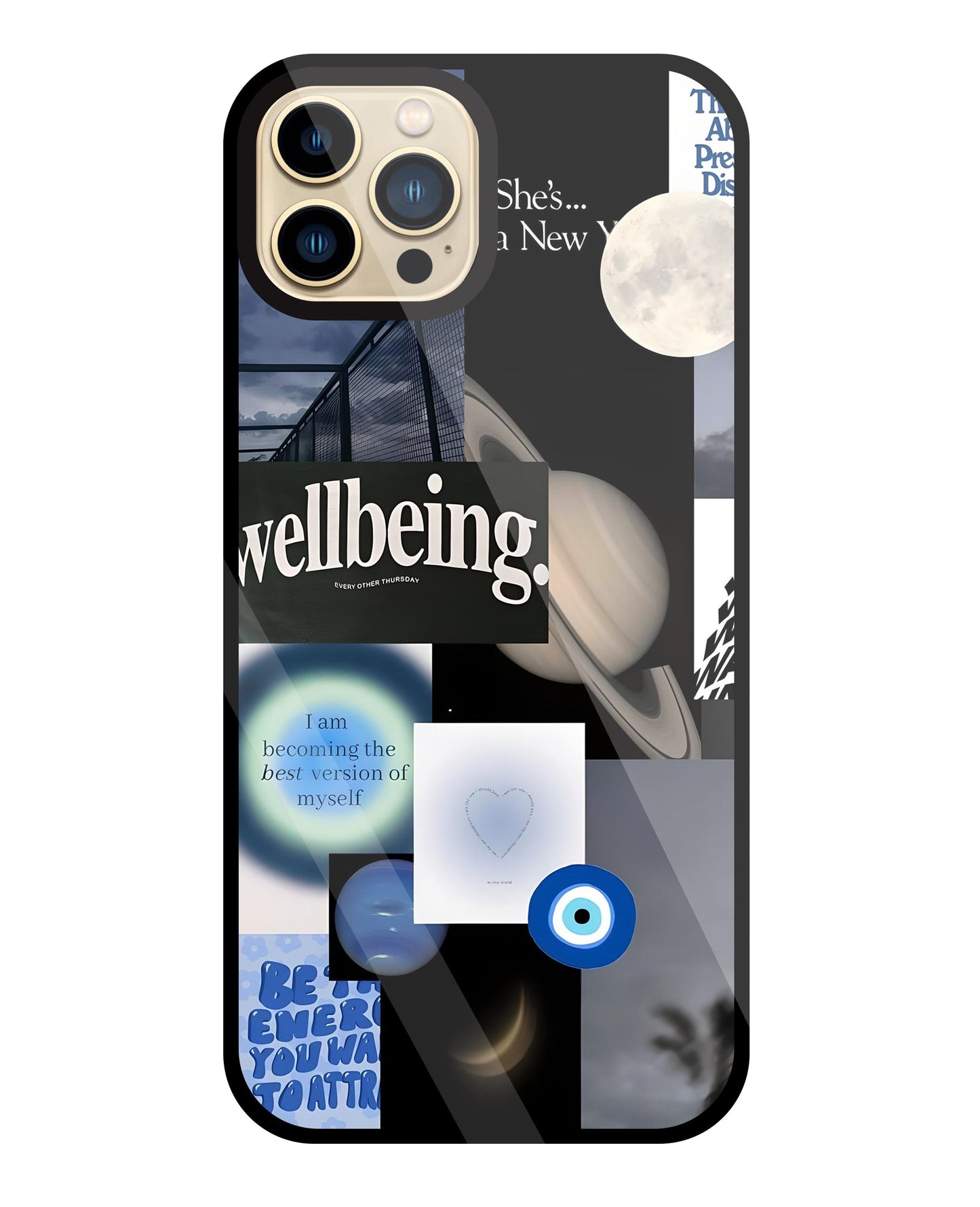 WellBeing Glass Case For Apple iPhone 13 Pro Max