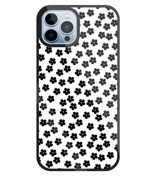 Multiple Daisy flowers Glass Case For Apple iPhone 13 Pro