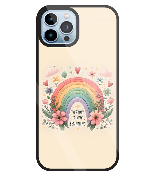 New Beginning Glass Case For Apple iPhone 13 Pro