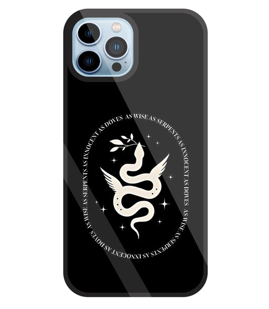 Snakestress Glass Case For Apple iPhone 13 Pro