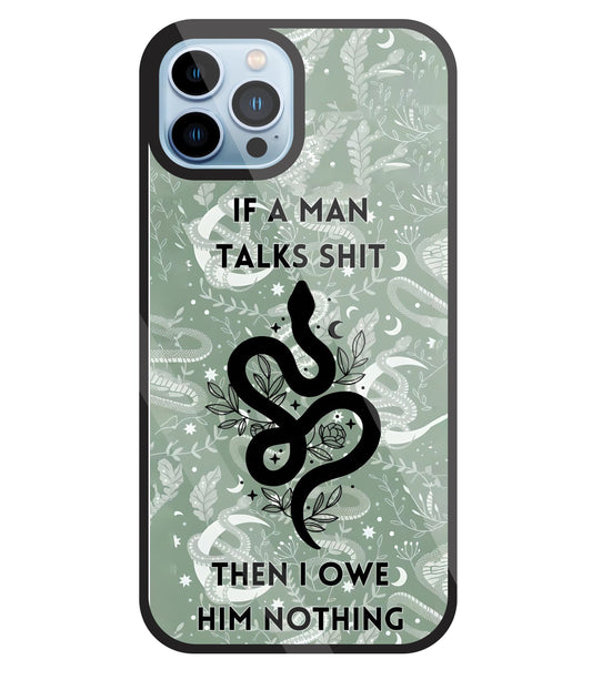 Talk Shit Glass Case For Apple iPhone 13 Pro