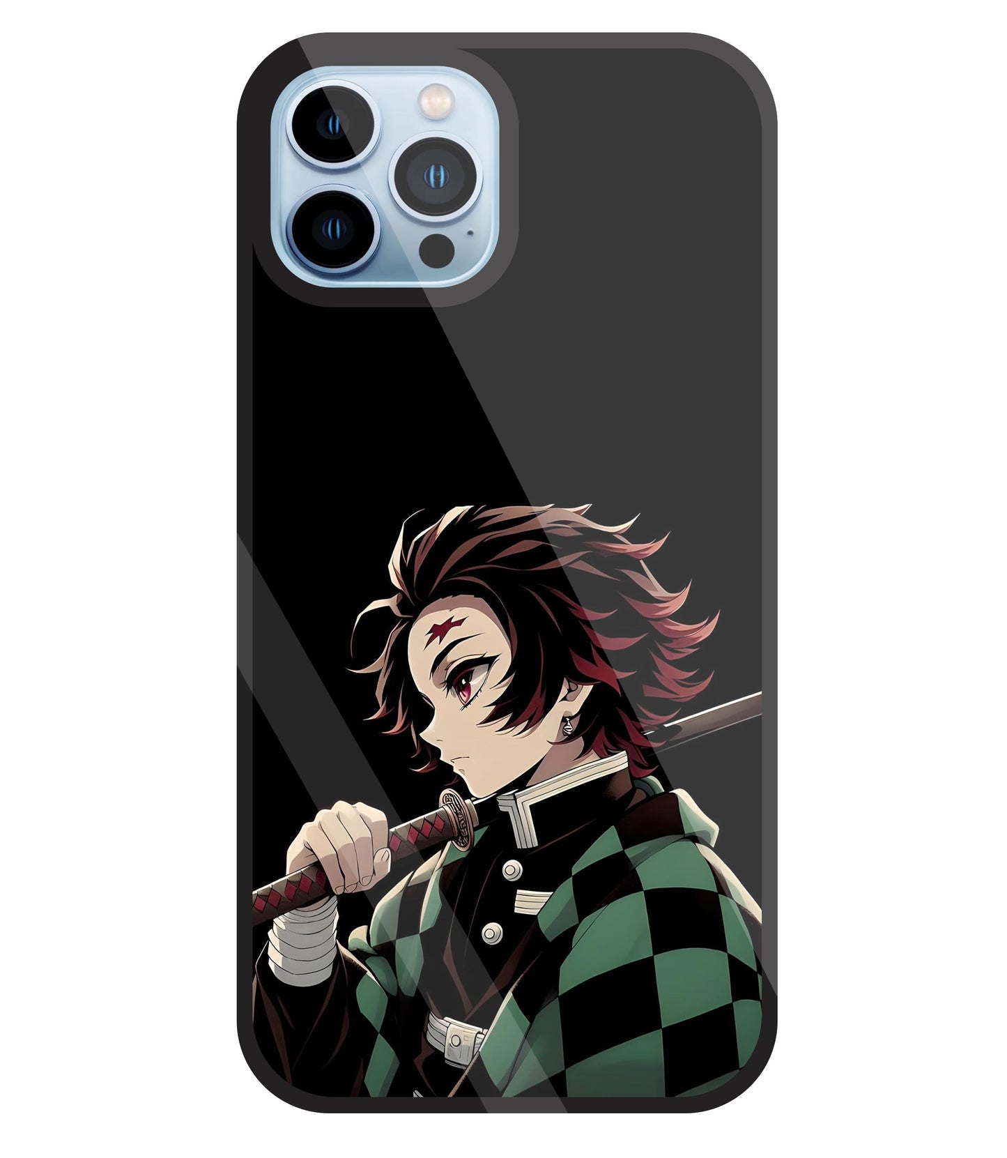 Tanjiro Kamado Glass Case For Apple iPhone 13 Pro