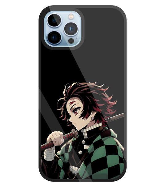 Tanjiro Kamado Glass Case For Apple iPhone 13 Pro