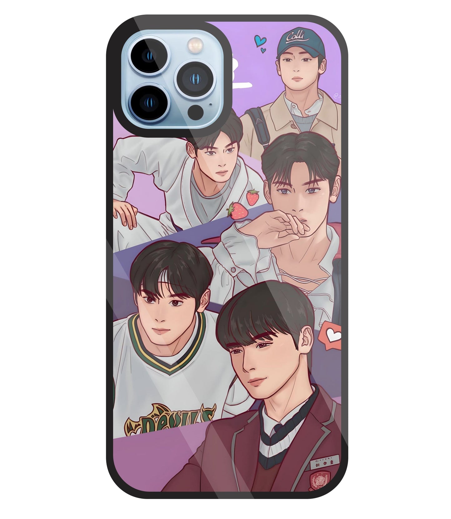 Ture Beauty K Drama Glass Case For Apple iPhone 13 Pro