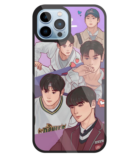 Ture Beauty K Drama Glass Case For Apple iPhone 13 Pro