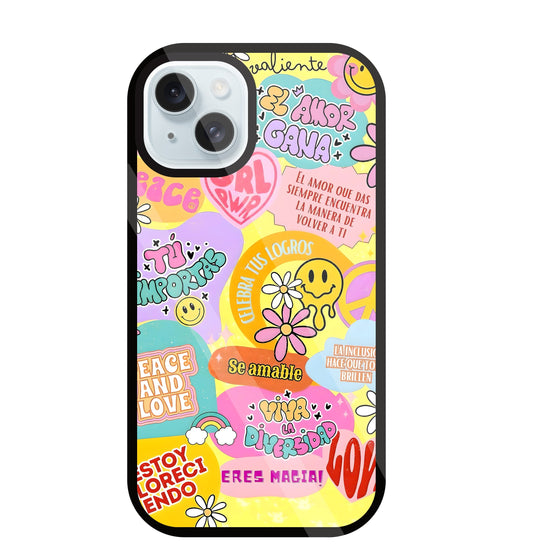 Sunflower Vibes Glass Case For Apple iPhone 13