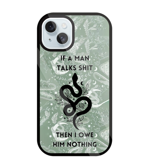 Talk Shit Glass Case For Apple iPhone 13
