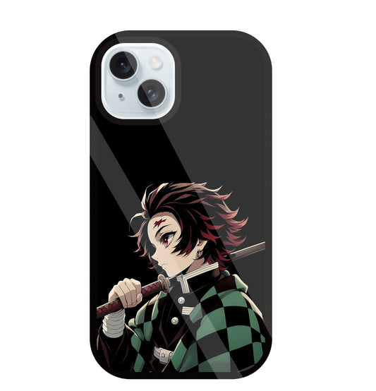 Tanjiro Kamado Glass Case For Apple iPhone 13