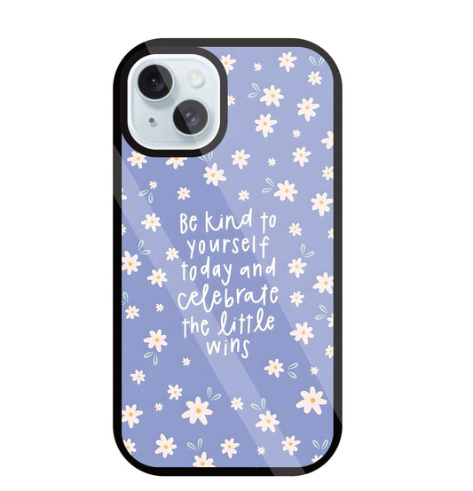 The Little Wine Flower Glass Case For Apple iPhone 13