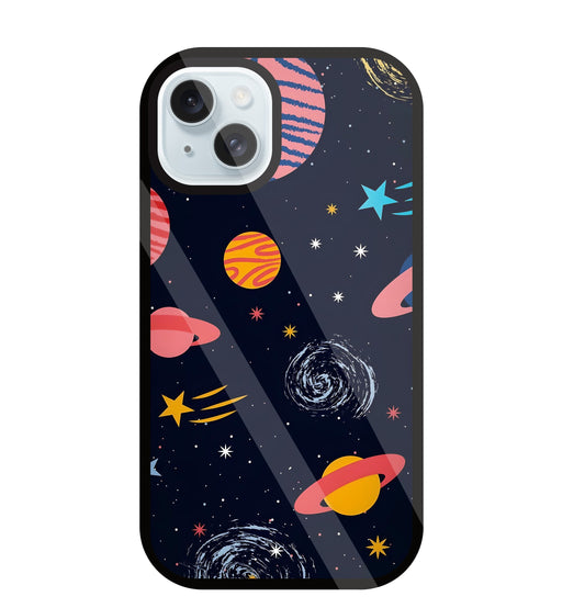 Universe In Space Glass Case For Apple iPhone 13