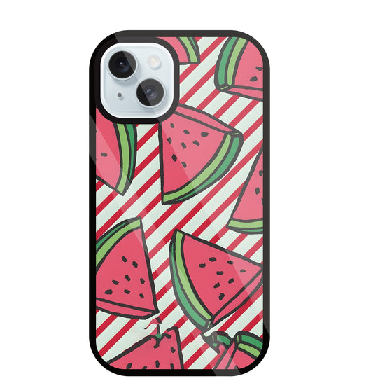 Watermelon Glass Case For Apple iPhone 13