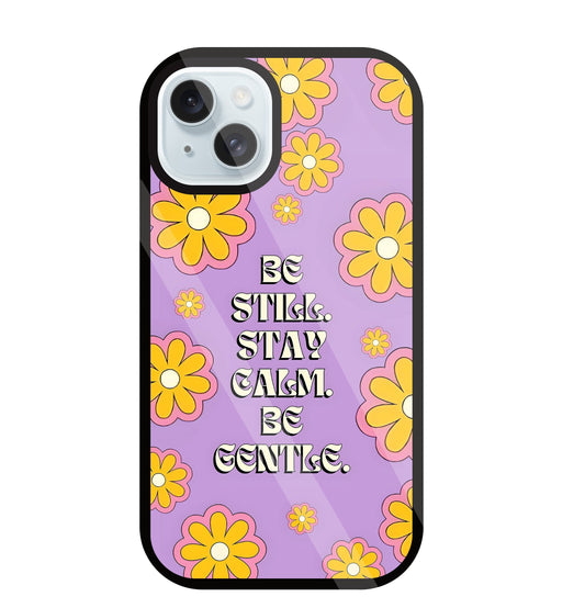 Yellow Flowers With Quotes Glass Case For Apple iPhone 13