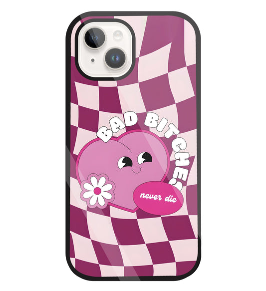 Bad Bitches Glass Case For Apple iPhone 15