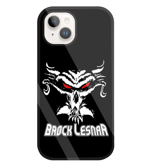 Brock Lesnar WWE Glass Case For Apple iPhone 15