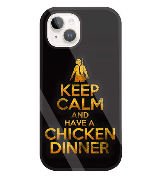 Chicken Dinner Glass Case For Apple iPhone 15