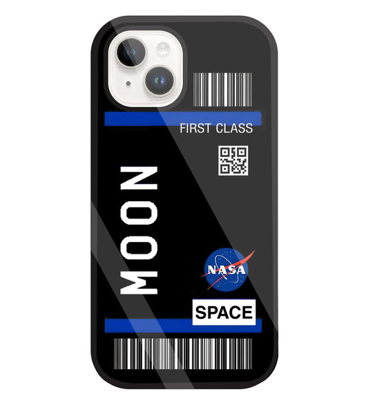 First Class Nasa Glass Case For Apple iPhone 15