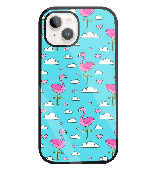 Flymingo Glass Case For Apple iPhone 15