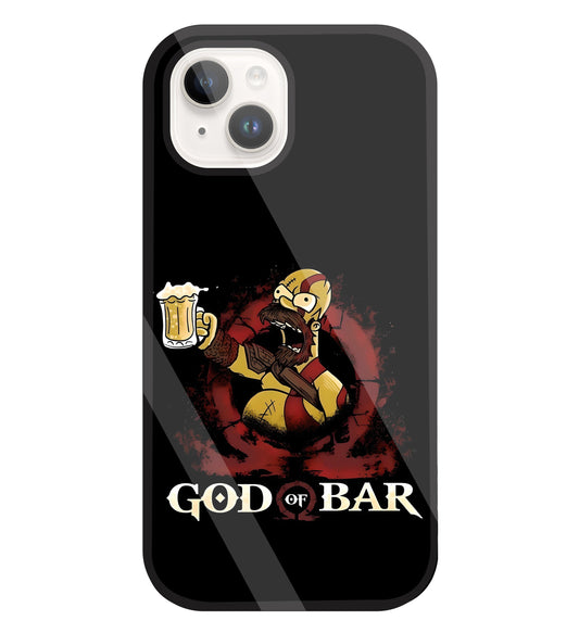 God Of Bar Glass Case For Apple iPhone 15