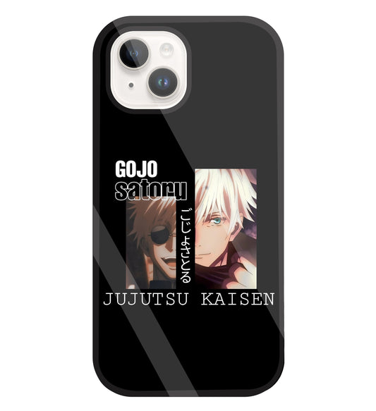 Gojo And Kaisen Glass Case For Apple iPhone 15