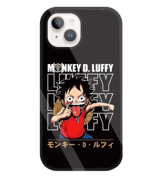Monkey D Glass Case For Apple iPhone 15
