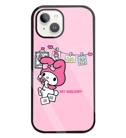 My Melody Glass Case For Apple iPhone 15