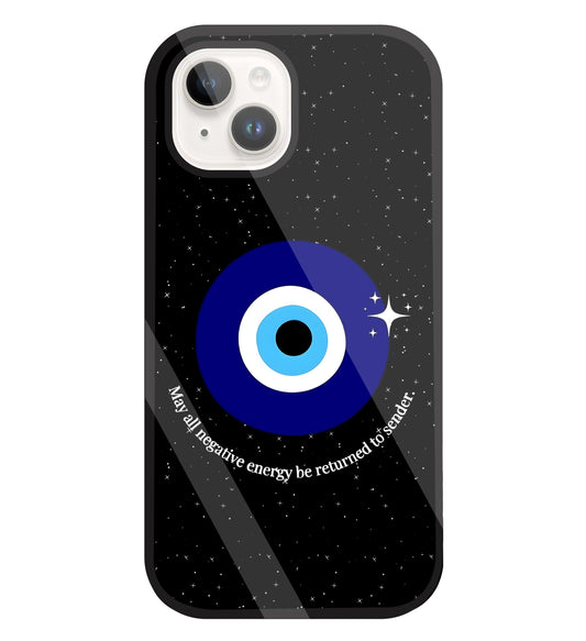 Negative Energy Return Glass Case For Apple iPhone 15